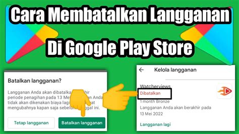 Cara Menghentikan Langganan Google Play